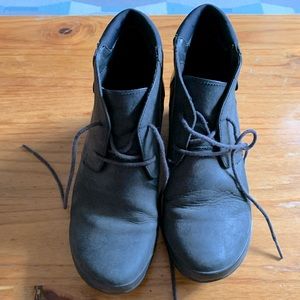 Merrell lace up booties